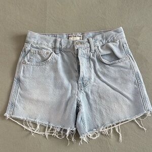 Free People We the Free Ivy Mid Rise Shorts 25